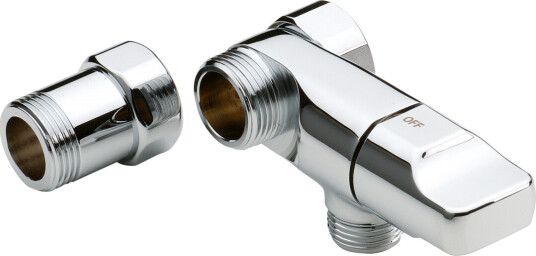 Oras Vaskemaskinkran 3/4" Krom med Mellomstykke for Vannuttak