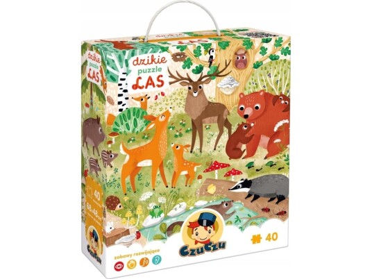 Czuczu Wild Puslespill Skog 40 Stk. Czuczu Wild Puslespill Skog 40 Stk.