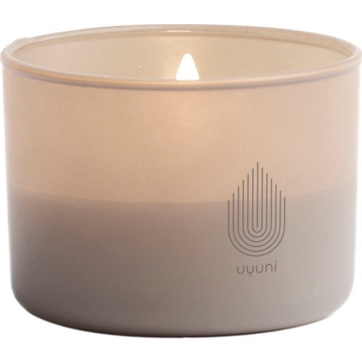 UYUNI Lighting Glass Candle, Sandstone - Grey - H6CM