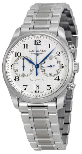 Longines Herreklokke L2.629.4.78.6 Master Hvit/Stål Ø40 mm