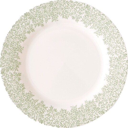 Spode  Morris & Co tallerken Standen 28 cm grønn