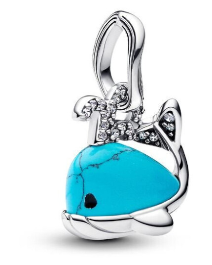 Pandora Moments Charm i 925 sølv med hval
