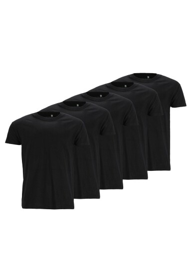 Denim Factory Core Tee 5 Pack Black 3xl  T Shirts