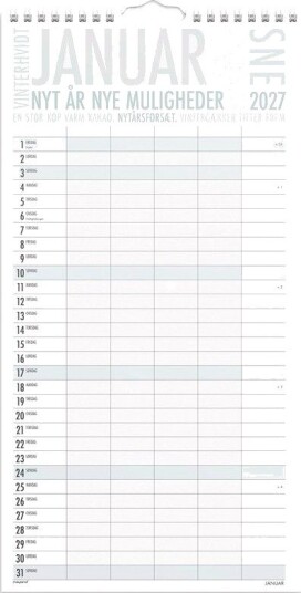 Mayland Familiekalender TrendArt 2027
