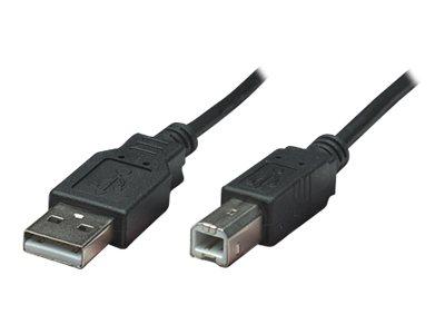 MANHATTAN USB-kabel - USB (hann) til USB-type B (hann) - USB 2.0 - 3 m