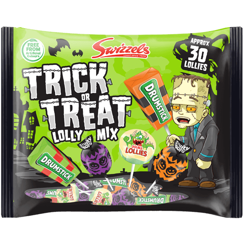 Swizzels Matlow Trick Or Treat Lolly Mix 330g Swizzels Matlow Trick Or Treat Lolly Mix 330g