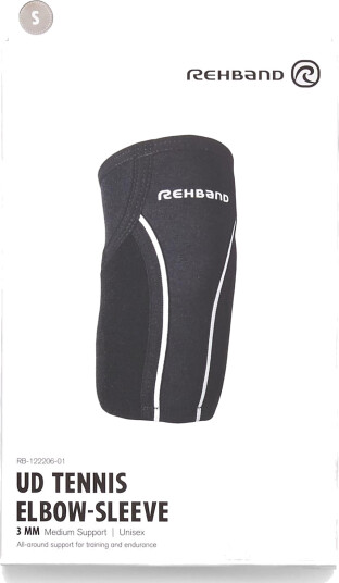 Rehband Ud Tennis Elbow-Sleeve 3Mm - Black - XXL