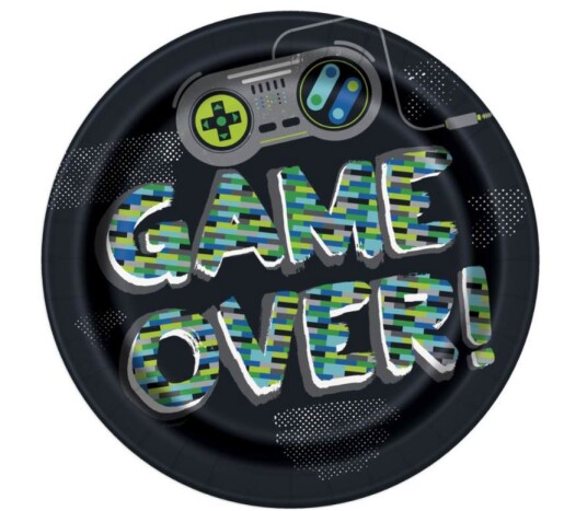 Papptallerken Gaming 23cm Pk/8 