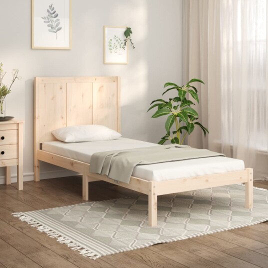 vidaXL Sengeramme heltre furu 100x200 cm 8720287044628