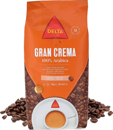 Delta Cafés | Gran Crema 1 kg kaffebønner