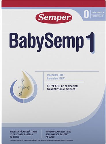 Semper BabySemp 1 Morsmelkerstatning 0+ 800g