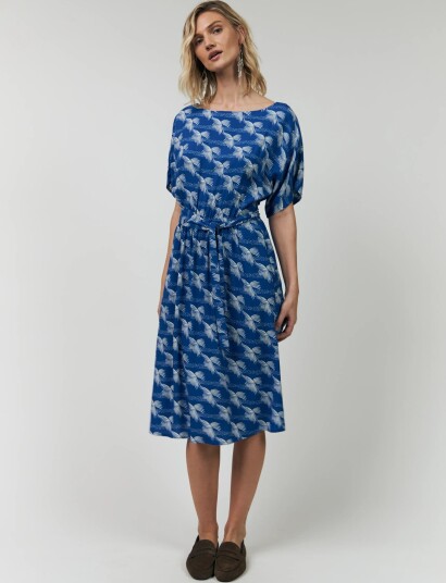Lollys Laundry Elinall Midi Dress Blue XL Lollys Laundry Elinall Midi Dress Blue XL