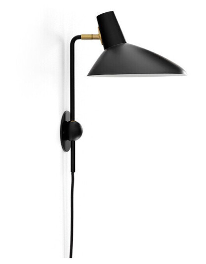 Tripod HM12 Vegglampe Matt Svart - &Tradition Tripod HM12 Vegglampe Matt Svart - &Tradition