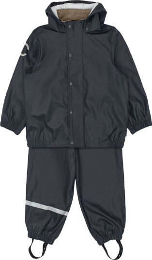 Mikk line X Kids world Regntøy m. Seler PU Karbon Mikk line 1½ år (86) Regntøy Blå Svart
