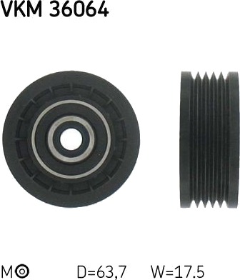 Strammehjul kilerem SKF VKM 36064