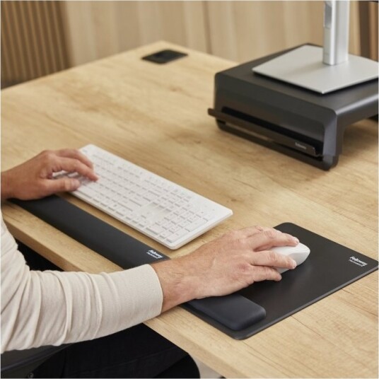 Fellowes Breyta XL Musematte Med Håndleddsstøtte Svart 100142560