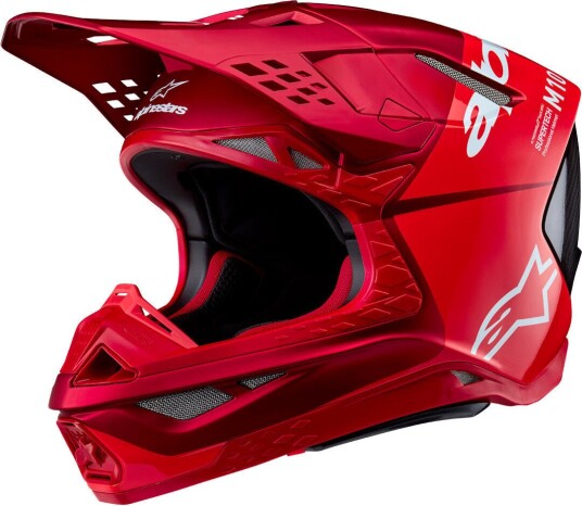 Alpinestars Supertech S-M10 Flood 2024 Motocross Hjelm M Rød