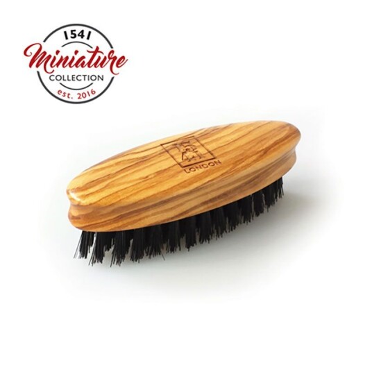 1541 Travel Sized Moustache & Beard Brush (Olive Wood) 1541 Travel Sized Moustache & Beard Brush (Olive Wood)