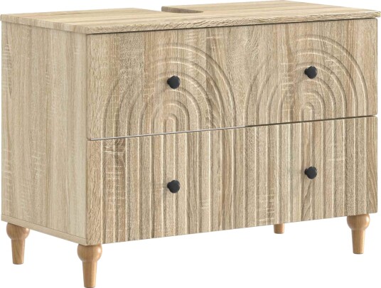vidaXL Baderomsvaskeskap ALKMAAR Sonoma eik 82 x 41 x 59 cm