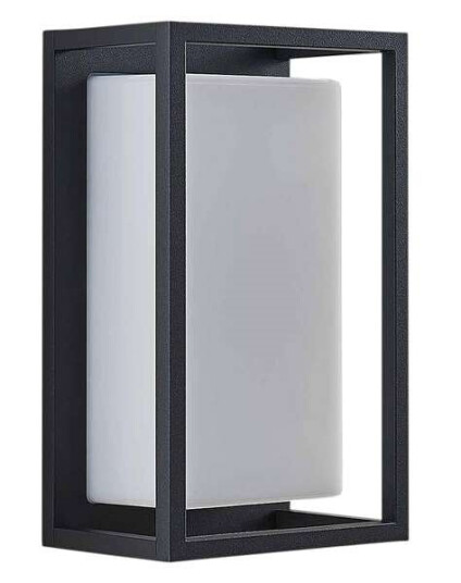 Lucande - Ilirian Utendørs Vegglampe Graphite/White