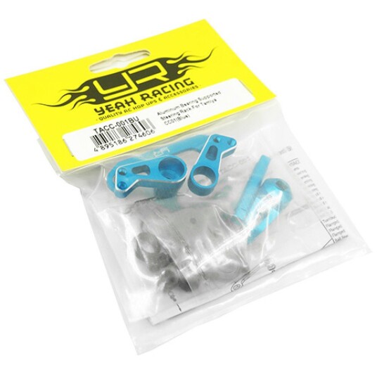 Yeah Racing TACC 001BU Aluminum Bearing Supported Steering Rack
