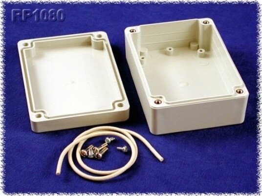 Hammond Electronics Rp1080 Universalskap 105 X 75 X 40 Polykarbonat Grå 1 Stk
