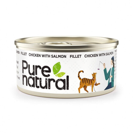 Purenatural Cat Fillet Chicken & Salmon 70 G