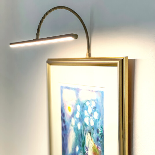 Aneta Lighting Miro vegglampe - Messing