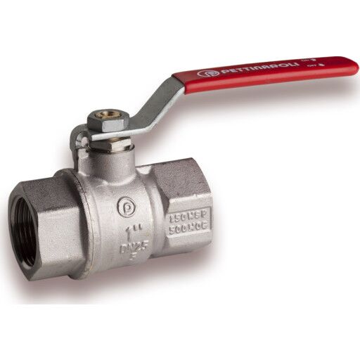 Pettinaroli 1/2" Heavyduty Fullway Kuleventil med Grønt Stålgrep TEA-Behandling