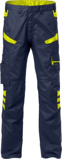 Fristads Byxa 2552 Stfp Marinblå/varsel Gul D104