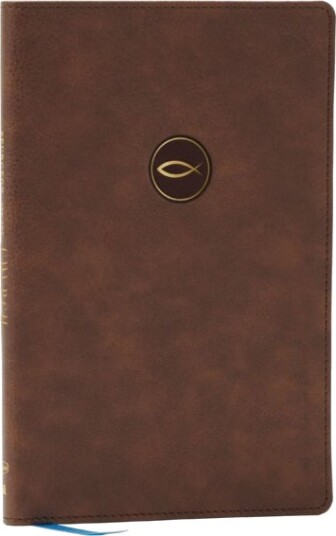 Spurgeon and the Church: Acts through Revelation with Devotions from Charles Spurgeon NKJV Brown Leathersoft Comfort Print