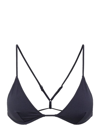 Weekday Racerback Triangle Bikini Top Blue L