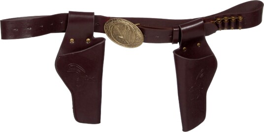 Wilbers & Wilbers Brunt dobbelt hylster med patroner One size 041115-V04