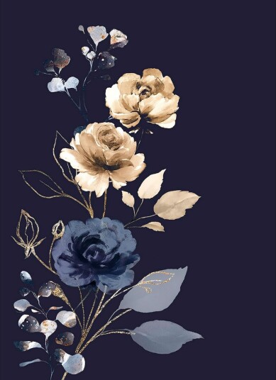 Bilde Navy Glam 55x07 cm