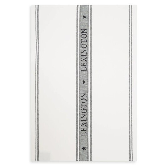 Lexington Icons Star kjøkkenhåndkle 50x70 cm White-black Lexington Icons Star kjøkkenhåndkle 50x70 cm White-black