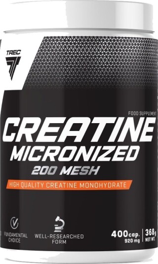 Trec Nutrition Creatine Micronized 200mesh - 400 kapsler Trec Nutrition Creatine Micronized 200mesh - 400 kapsler