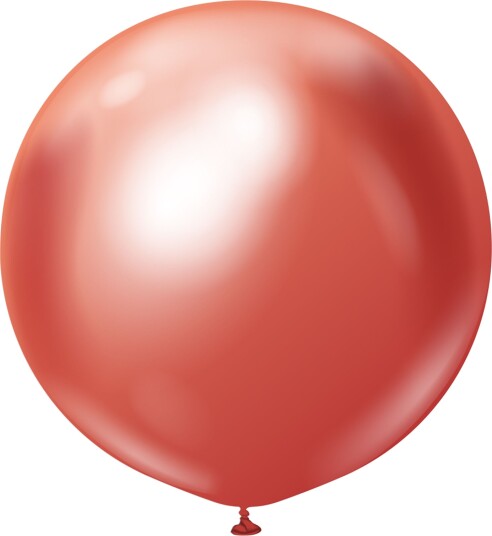 Ballongkungen Ballonger Professional Gigantiske Røde Krom 2-pakning 1365010-2