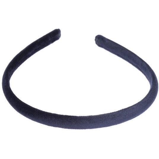 Dark Velvet Hair Band Thin Dark Diadem & Hårbånd Dark Velvet Hair Band Thin Dark Diadem & Hårbånd