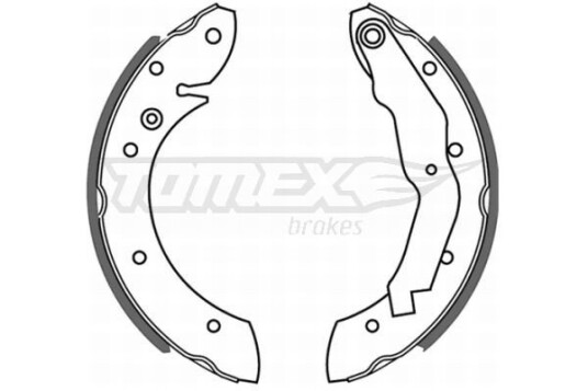 Bremsesko sett TOMEX Brakes TX 21 33 Bremsesko sett TOMEX Brakes TX 21 33