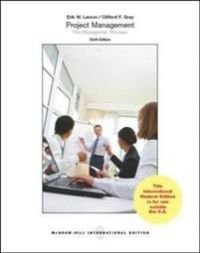 Project Management: The Managerial Process, Veldig pen bok / som ny Project Management: The Managerial Process, Veldig pen bok / som ny