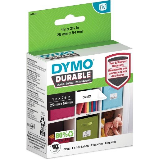 Dymo Etiketter Durable 25x54 Mm 160 Stk.