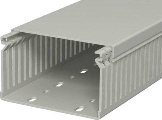 OBO BETTERMANN Slisset kanal LK 60100 med lokk grå PVC 100x60 - 1217213
