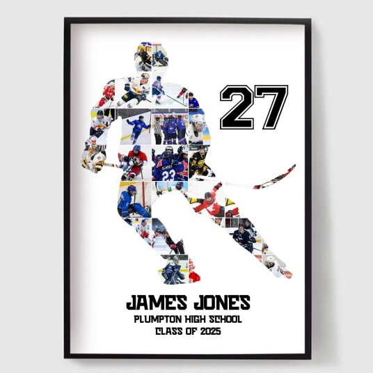 Namly Design Personalisert Plakat Ishockey Fotoupplasting 29 Bilder POSTERPS2TAF Namly Design Personalisert Plakat Ishockey Fotoupplasting 29 Bilder POSTERPS2TAF