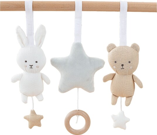 JaBaDaBaDo Babygymfigrurer Teddy & Bunny - MULTI - One Size