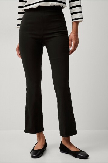 Ellos Collection Flexy Cropped tregging i superstretch Svart