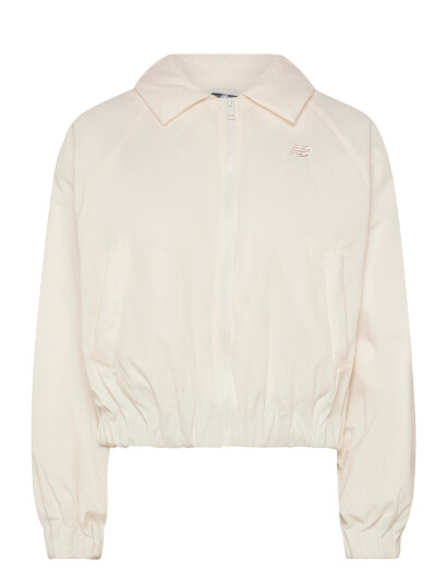 New Balance Woven Bomber Jacket Cream L New Balance Woven Bomber Jacket Cream L