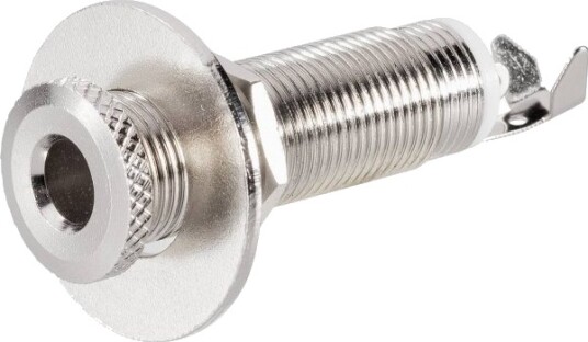 Bkl Electronic 1109029 Jackplugg 6,35 Mm Tilkobling Innbygget Horisontal Poler: 3 Stereo Sølv 1 Stk Bkl Electronic 1109029 Jackplugg 6,35 Mm Tilkobling Innbygget Horisontal Poler: 3 Stereo Sølv 1 Stk