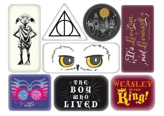 Harry Potter Kjøleskapmagneter 8-pk