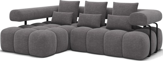 Levvi 3 seters Bubblig sovesofa med divan Venstre Manhattan 03