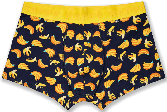Happy Socks 1-Pack Banana Short Boxer - Navy - M
